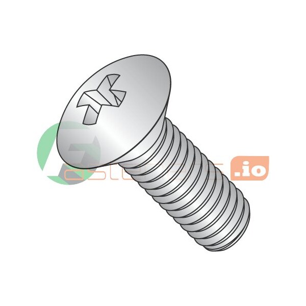 Newport Fasteners #6-32 x 1/2 in Phillips Oval Machine Screw, Plain 18-8 Stainless Steel, 5000 PK 803352 - main
